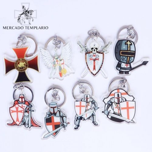 Knights Templar Acrylic Keychains